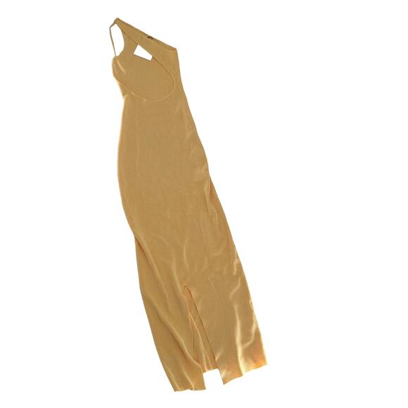 Elegant Yellow Midi Dress - Picture 4 of 9